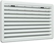 Lüftungsgitter 257 × 432 mm Weiss RAL 9010