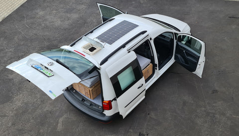 VW Caddy 4 Heckklappe/ Kofferraumdeckel - Thermomatte / Isolationsmatte / Innenisolierung - Set 1-teilig für VW Caddy 4 kurzer und langer Radstand 2006-2020