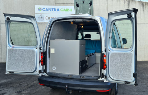 VW Caddy 4 Heckflügeltüren / geteilte Heckklappe - Thermomatte / Isolationsmatte / Innenisolierung - Set 2-teilig für VW Caddy 4 kurzer und langer Radstand 2006-2020