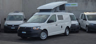 Protection de seuil de chargement, plastique ABS, noir, VW Caddy 5, Ford Transit Connect