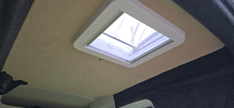 Tappeto elastico X-Trem in feltro beige - 2x2 m