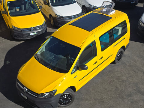 Profilé de spoiler pour toit relevable ou panneaux solaires - convient comme protection contre les éclats de pierre pour les hottes de toit/fenêtres de toit - noir longueur 160 cm