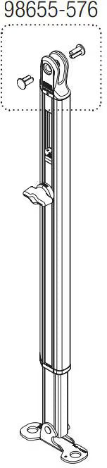 Kit support pied articulation droite