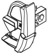 Cache de façade gauche Fiamma, blanc polaire – pour F45 S, ZIP, pièce de rechange d'origine 98655-556