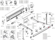 Rafterhalter Gehäuse für Fiamma F45 Markise