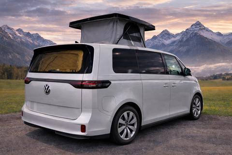 Tetto sollevabile universale per mini camper (es. Kangoo, Berlingo) Standard Bianco - meccanismo 90°