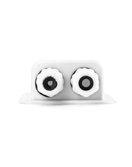 Passe-toit IP68 pour installations solaires – Double presse-étoupe 6–12 mm, ABS, blanc