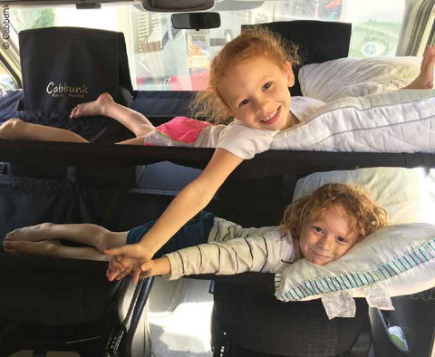 Kit de montage de couchette pour VW T6 et VW Transporter (avec siège double)