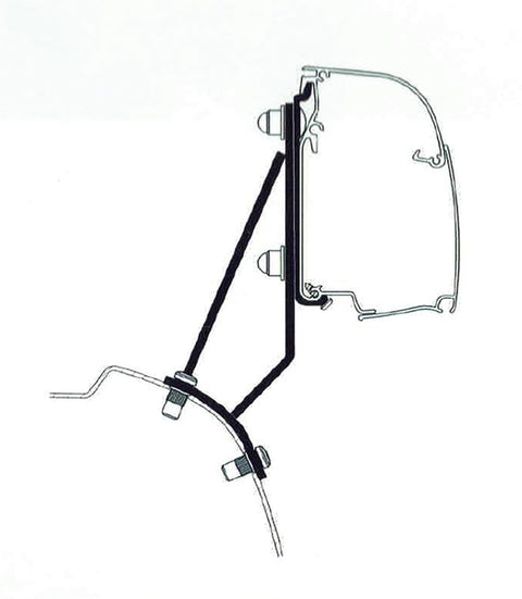 Wand-Montage-Adapter TO 4200 UK - Ford Transit Custom &gt; 2023