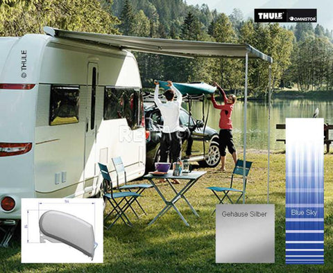 Thule Dachmarkise 6200 Länge: 3,50m Gehäuse silber