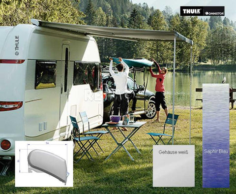 Thule Dachmarkise 6200 Länge: 3,75m  Gehäuse weiß