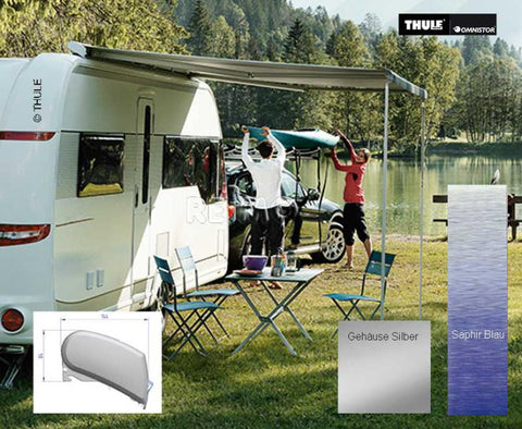 Thule Dachmarkise 6200 Länge: 3,75m  Gehäuse silber