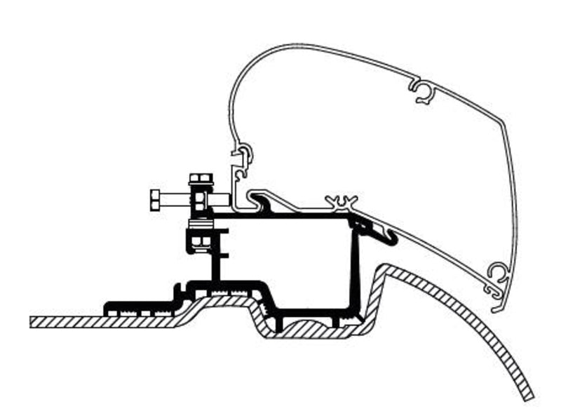 Adapter für Mercedes Sprinter &gt;2007 / VW Crafter 2007-2016