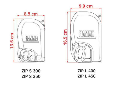 Fiamma Zip L 450 MEDIUM Royal Grey