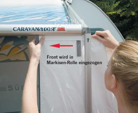 PRIVACY ROMM CS Light für Caravanstore 280cm grau Fast Clip
