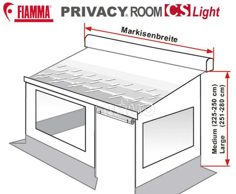 Privacy Room CS Light für Caravanstore 440cm
