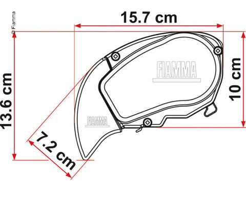 Fiamma F65S Dachmarkise 3,2m, für Vans und Wohnmobile