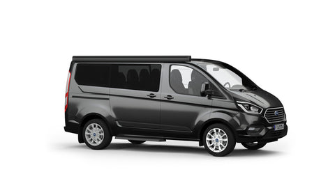 Tendalino Fiamma F43van - Tendalino a parete 2,7 m - Tessuto Royal Grey - Carcassa Deep Black