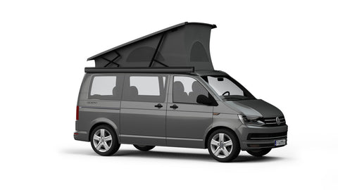 Tendalino Fiamma F43van - Tendalino a parete 2,7 m - Tessuto Royal Grey - Carcassa Deep Black