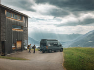 Attelage de remorque pivotant Thule VeloSwing pour Fiat Ducato, Citroën Jumper, Peugeot Boxer à partir de 2007