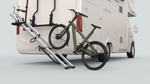 Portabiciclette BR-Systems BIKE GLIDE per 2 biciclette, fino a 60 kg