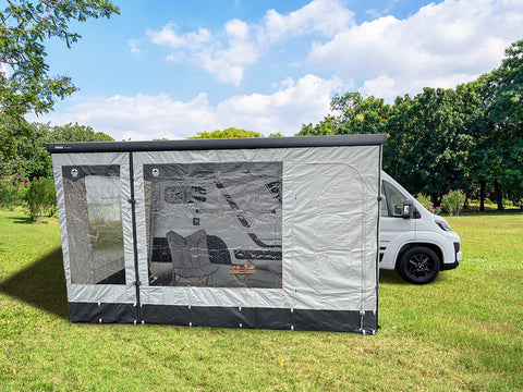Girona - Wind-/Rainblocker - Frontpanel, H 235-250 cm, B 430 cm