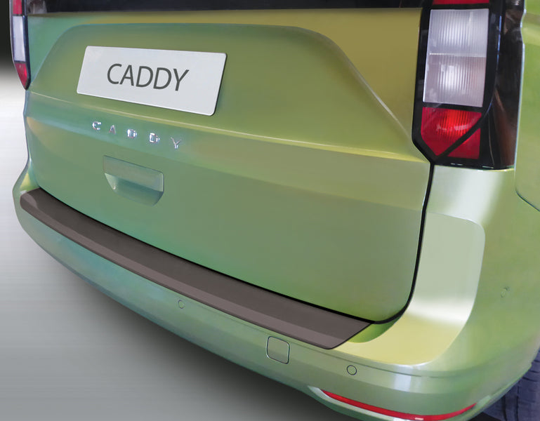 ABS Ladekantenschutz VW Caddy V - Mit schwarzer Kunststoffstoßstange