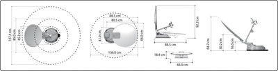 Carbest Multi-Sat X65 Single Sat-Anlage 65 cm