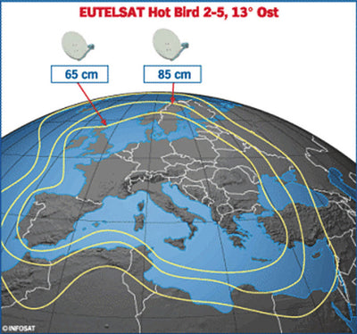 Carbest Multi-Sat X65 Single Sat-Anlage 65 cm