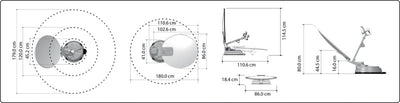 Carbest Multi-Sat X85 Single Sat-Anlage 85 cm