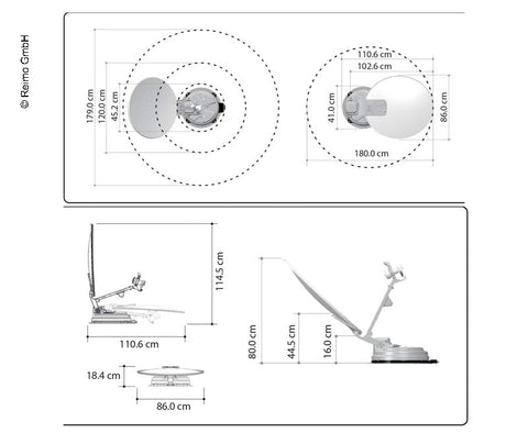 Carbest Multi-Sat X85 Single Sat-Anlage 85 cm