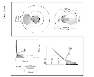 Carbest Multi-Sat X85 Single Sat-Anlage 85 cm