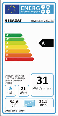 LED-Fernseher Megasat Royal Line II 22"