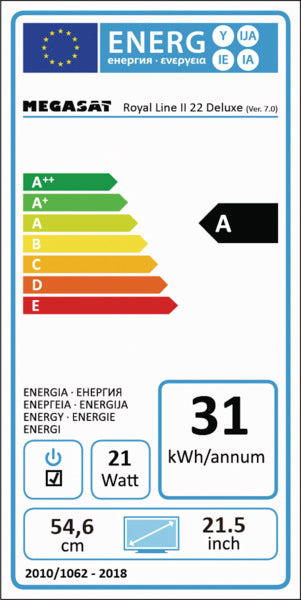 LED-Fernseher Megasat Royal Line DeLuxe II 22"