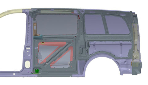 Set di isolamento Mercedes Vito VS20 (L=5,14m) station wagon preassemblato