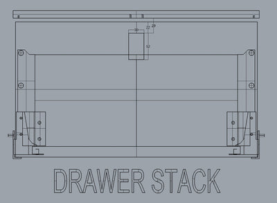 Schnappschloss 36 x 59 mm für Türstärken 12 - 18 mm - Matt Chrom / Schwarz