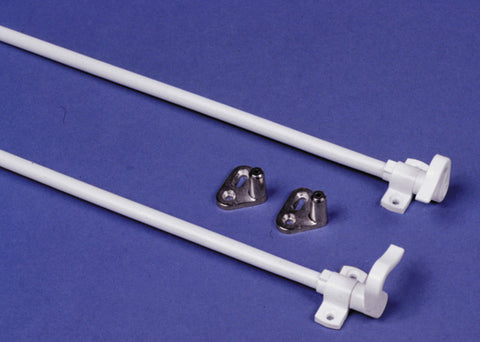 Drehstangenset Push-Lock weiß
