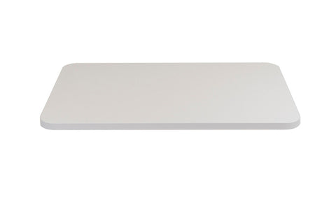 Piano del tavolo leggero - Lato superiore bianco lucido - Lato inferiore bianco opaco - Bordi bianchi lucidi - Grande