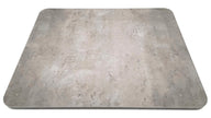Leichtbau-Tischplatte - Oberseite Beton-Optik - Unterseite weiß matt - Kanten Beton-Optik - Klein