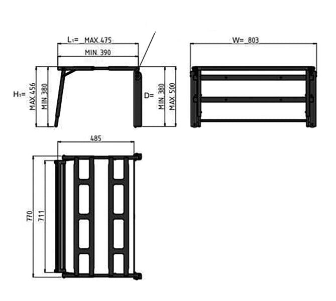 Easy Bed Klappbett Kasten