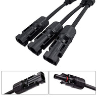 Connecteur en Y MC4 pour 2 panneaux solaires – 1 paire, 30 A, 1000 V CC, IP67