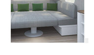 Primero Comfort HPK Einsäulenhubtisch, 310-670mm, silbergrau
