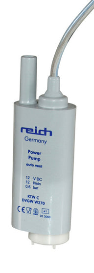 Pompe submersible, 12 V, 12 l/min, crépine incluse