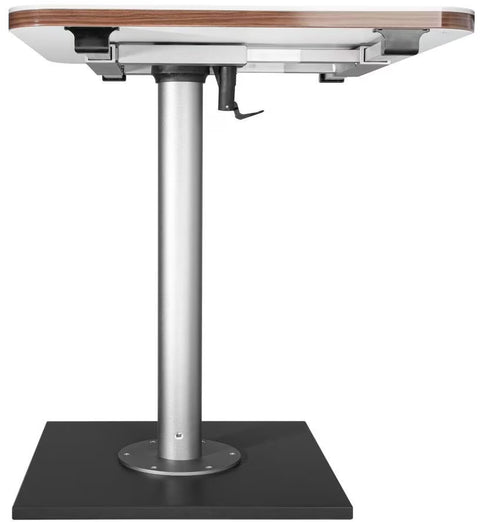 Colonna da tavolo con meccanismo twist and shift H730mm Alu