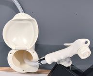 Aussendusche mit ausziehbarem Duschkopf und 2 m Brauseschlauch