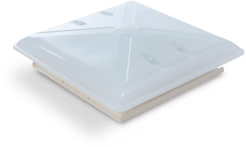 hotte de toit 400 x 400 mm avec verre dépoli et moustiquaire