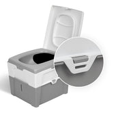 Toilette sèche TROBOLO WandaGO, 6,5 l + 4,6 l, hauteur 306-436 mm / toilettes de camping / WC de camping