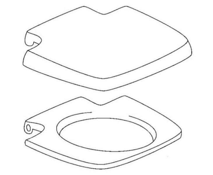 WC-Sitz m.Deckel 465E wei