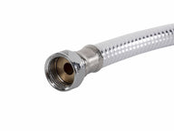 Flexible de douche blanc effet métal – 1,5 m