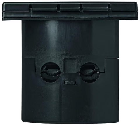 Presa CEE, rotonda, antracite